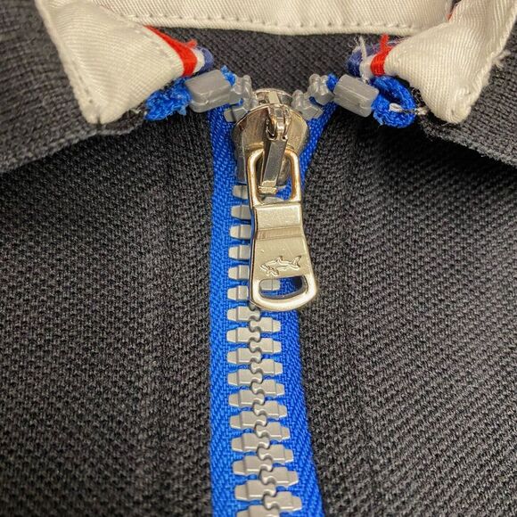 Paul & Shark Competition Men's 1/4 Zip Embroidered Twin Tipped Polo XL Fits S/M - Picture 7 of 8